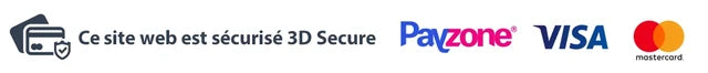 Secured by 3D Secure. Payzone, Visa and Mastercard accepted.